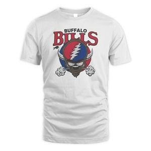 Buffalo Bills Grateful Dead Tshirt Nfl Football 2023 Unisex Gift For Men Women